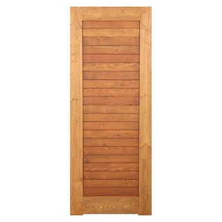 PINE DOOR D2D ECO EZERO 3 80x200CM ประตูไม้สน D2D ECO PINE EZERO 3 80x200 ซม. ประตูบานเปิด ประตูและวงกบ ประตูและหน้าต่าง