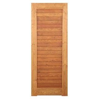 PINE DOOR D2D ECO EZERO 3 80x200CM ประตูไม้สน D2D ECO PINE EZERO 3 80x200 ซม. ประตูบานเปิด ประตูและวงกบ ประตูและหน้าต่าง