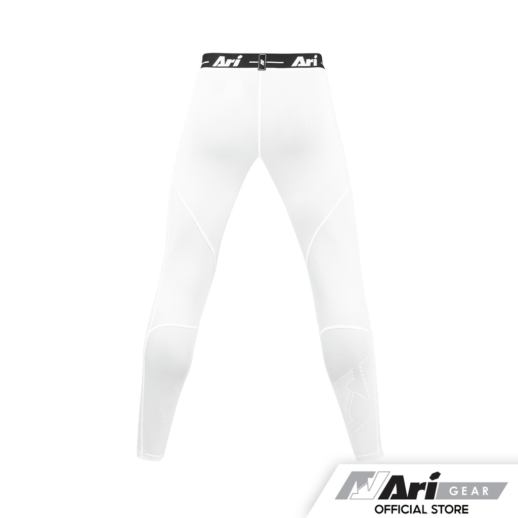 ari-compact-fit-tights-white-black-กางเกงรัดกล้ามเนื้อ-อาริ-คอมแพค-ฟิต-ขายาว-สีขาว