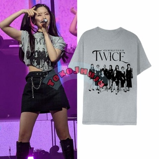 เสื้อยืด พิมพ์ลาย WORLD TOUR 2022 LOS ANGELES SILUET PHOTO MEMBER