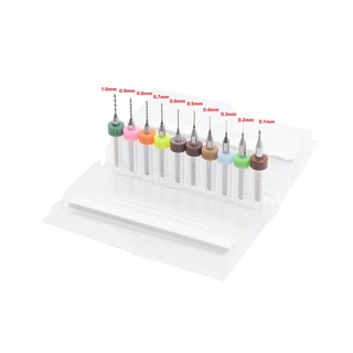 ดอกสว่านคาร์ไบด์อัลลอย PCB 0.1 มม.-1.2 มม. 0.1 มม. 1.2 มม. คุณภาพสูง สําหรับ SMT CNC 10 ชิ้น ต่อชุด