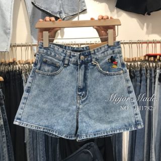 JH1782#ยีนส์ขาสั้นมีS-XL#Jeans house