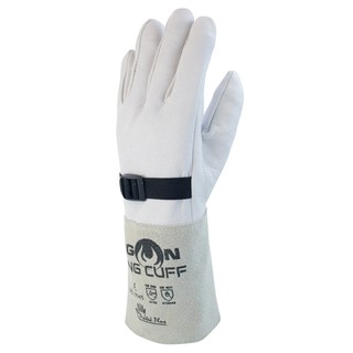 สินค้า ARGON LONG CUFF 13″ ถุงมืออาร์กอน ยาว 13 นิ้ว ฝ่ามือหนังแกะคุณภาพสูง ข้อมือหนังท้องวัวเกรดเอ 1 คู่