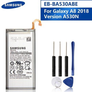 SAMSUNG แบตเตอรี่ สำหรับSamsung Galaxy A8 2018 รุ่น A530N SM-A530N EB-BA530ABE แบตเตอรี่ 3000MAh