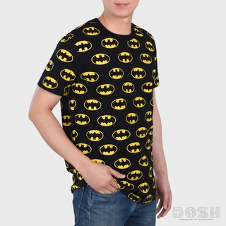 DOSH MENS T-SHIRTS BATMAN เสื้อยืดคอกลม แขนสั้น ผู้ชาย EBMT5033-BL