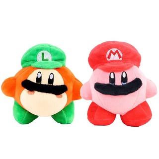 ตุ๊กตายัดนุ่น Kirby Waddle Dee Mario Luigi Hat ขนาด 5 นิ้ว ของเล่นสําหรับเด็ก