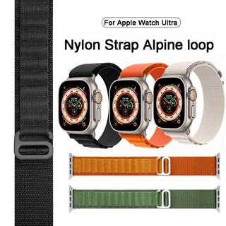 สายนาฬิกาข้อมือไนล่อน ระบายอากาศ สําหรับ Apple Watch Ultra 8 7 6 iWatch Band 45 มม. 41 มม. 49 มม. 44 มม. 40 มม. 42 มม. 38 มม. Series 5 4 3 2