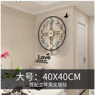 พรีออเดอร์  นาฬิกาแต่งผนังแบบเก๋ นาฬิกาแขวน wall clock