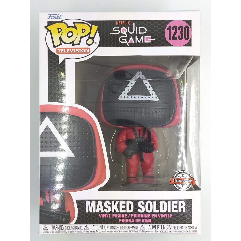 funko-pop-squid-game-player-round-masked-soldier-1230-กล่องมีตำหนินิดหน่อย