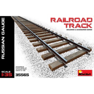 โมเดลประกอบ MiniArt 1/35 MI35565 RAILROAD TRACK