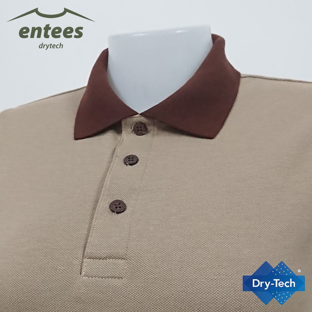 เสื้อโปโล-drytech-สีกากี