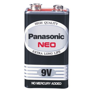 ภาพขนาดย่อของภาพหน้าปกสินค้า9V พร้อมส่ง-ถ่านไฟฉาย 6F22NT/1SL 9V (1 ก้อน) Panasonic NEO จากร้าน dditshop บน Shopee