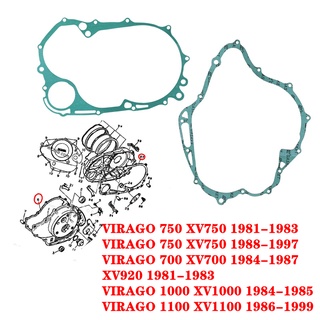 Motorcycle Engine crankcase cover gasket For Yamaha XV920 81-83 XV700 84-87 XV1100 86-99 XV1000 XV750 VIRAGO 700 750 100