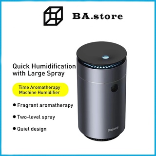 baseus เครื่องทําความชื้นน้ํามันหอมระเหย diffuser สําหรับบ้านรถยนต์