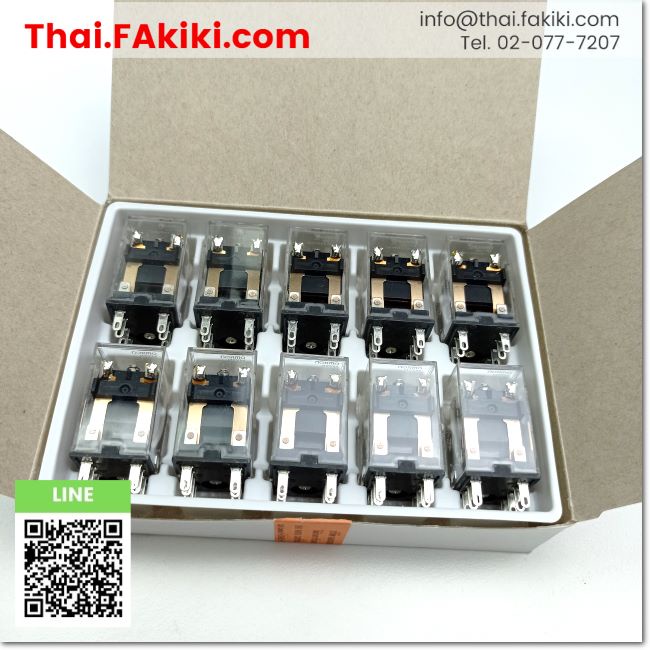 พร้อมส่ง-a-unused-my2n-relay-รีเลย์-สเปค-ac220-240v-10pcs-box-omron-66-002-806