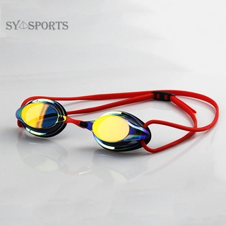 ภาพหน้าปกสินค้าSYSPORTS แว่นตาว่ายน้ําป้องกันหมอกป้องกันรังสียูวีซิลิกาเจล speed swimming goggles ที่เกี่ยวข้อง