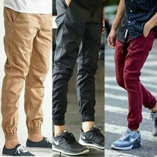 ภาพหน้าปกสินค้ากางเกงขาจั๊มผ้าเวสปอยผ้าหนา. กางเกงjogger pants(ไม่มีแถบ) ที่เกี่ยวข้อง