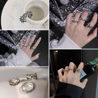 ภาพขนาดย่อของภาพหน้าปกสินค้าพร้อมส่ง แหวนแฟชั่น 1-6ชิ้น/ชุด แหวนสไตล์เกาหลี เซ็ตแหวนหวาน-เท่-มีสไตล์ จากร้าน gibshopp บน Shopee ภาพที่ 6