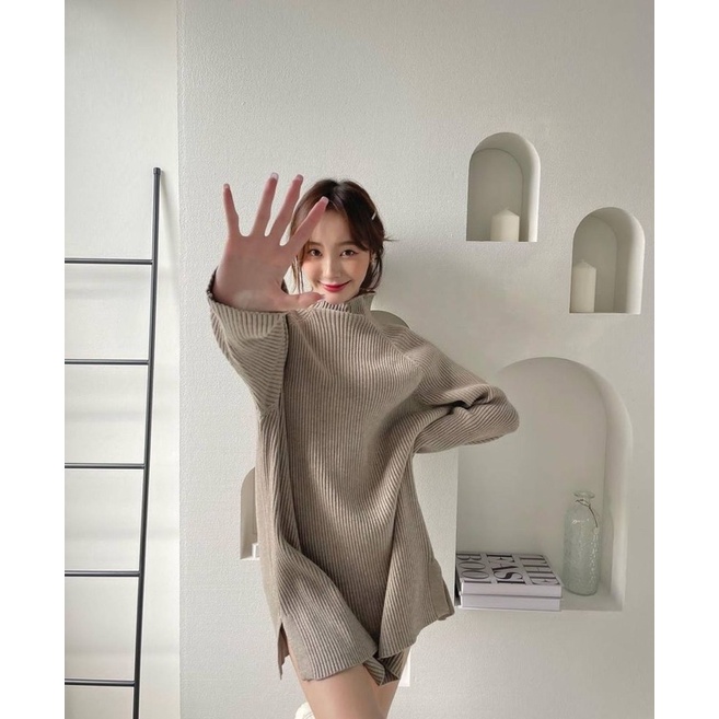 bread-minidress-มินิเดรสรุ่นขนมปัง-สีกากี-preorder