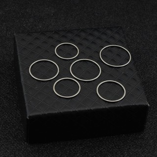 ภาพขนาดย่อของภาพหน้าปกสินค้าStainless Steel Circle Finger Rings จากร้าน 51shop.th บน Shopee ภาพที่ 5