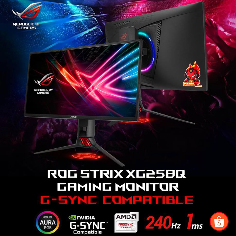 Freesync Asus Xg258 240 240 Hz Asus Rog Strix Xg258q Review Asus