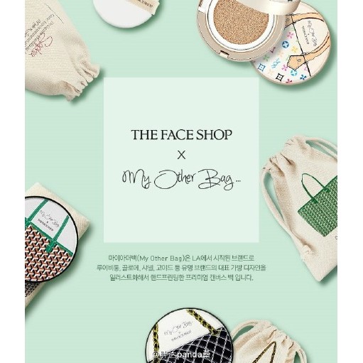 THE FACE SHOP CC Intence Cover Cushion My Other Bag - Strawberrycoco