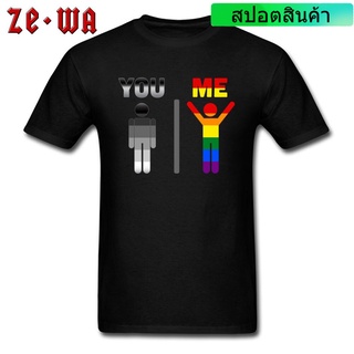 เสื้อยืดโอเวอร์ไซส์ราคาต่ำสุด!!ใหม่ เสื้อยืดแฟชั่น ลาย LGBT you and awesome my gay pride ออกแบบดี ไม่ซ้ําใคร สําหรับผู้ช