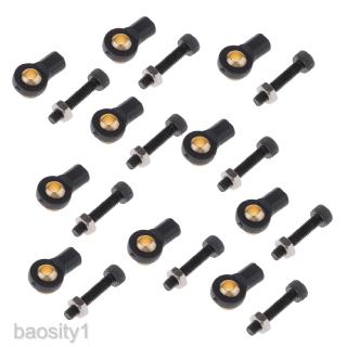 [BAOSITY1] 10pcs M3 Ball Head Holder for Axial Link Rod End Ball Joint for 1/10 RC Car