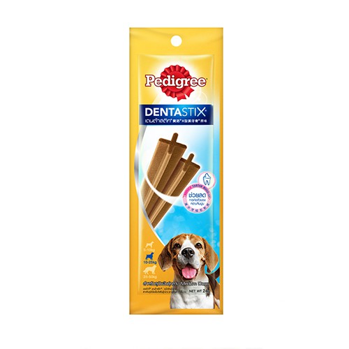 Pedigree Denta Stix Medium Dog (24 g.) เพดดิกรี เดนต้าสติก สำหรับสุนัข ...