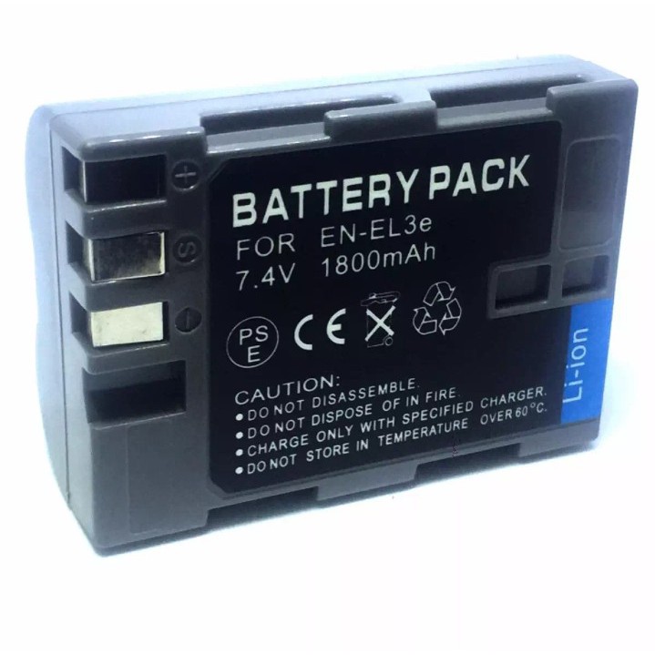 แบตเตอรี่กล้องนิคอน-รหัสแบต-en-el3e-en-el3-enel3e-replacement-battery-for-nikon-d90-d80-d300-d300s-d700-d200