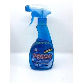 น้ำยาเช็ดกระจก Draga 500ML ขวดใหญ่ ผลิตภัณฑ์เช็ดกระจก Glass Cleaner