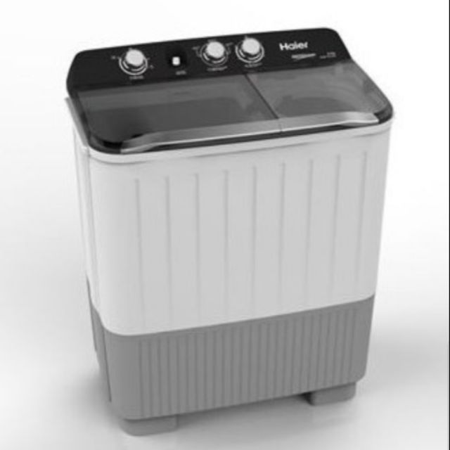 ภาพหน้าปกสินค้าของใหม่ HAIER เครื่องซักผ้า 2 ถัง HWM-T85 (OXS) ขนาด 8.5 KG