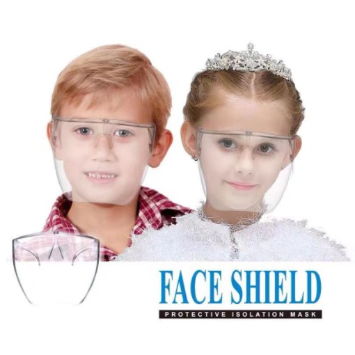 ภาพสินค้าส่งทันที รุ่นอัพเกรด (ของแท้) เฟสชิลด์ Face Shield เฟสชิว แบบแว่นหน้ากาก เต็มใบหน้า ใช้นอกบ้าน ปั่นจักรยาน เดินห้าง จากร้าน rainbeau.shop บน Shopee ภาพที่ 8