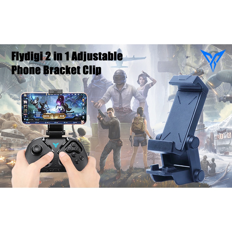 ที่ยึดโทรศัพท์มือถือ-flydigi-จอยเกม-phone-holder-and-holder-stand-2-in-1-รองรับจอย-vader-2-and-apex-series-gamepad