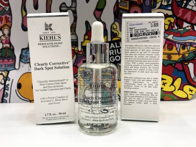 แท้-ล็อตใหม่-kiehls-clearly-corrective-dark-spot-solution-คีล-พร้อมส่ง