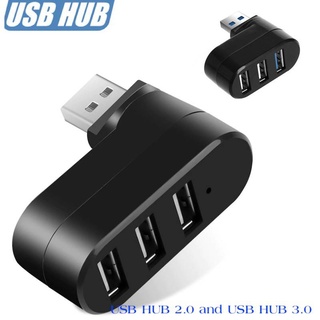 Mini 3พอร์ต USB 2.0 ฮับ Splitter ความเร็วสูงข้อมูล Adapter สำหรับ PC แล็ปท็อป OS Linux อุปกรณ์เสริม