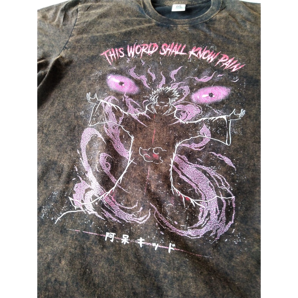 เสื้อยืด-โอเวอร์ไซซ์-พิมพ์ลายการ์ตูนอนิเมะ-this-world-shall-know-pain-สไตล์วินเทจ-สําหรับผู้ชาย-และผู้หญิง