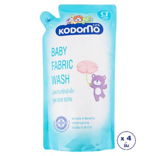 สินค้า Kodomo โคโดโม น้ำยาซักผ้า สำหรับเด็กแรกเกิด 600 มล. (ทั้งหมด 4 ชิ้น)