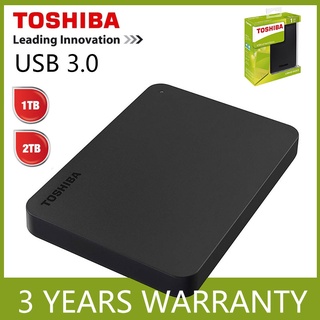 ภาพหน้าปกสินค้าส่งจากกรุงเทพ Toshiba ฮาร์ดไดรฟ์ภายนอก (1TB/2TB) รุ่น Canvio Basics A3 External HDD Black 2TB USB 3.0 External Harddrive ที่เกี่ยวข้อง