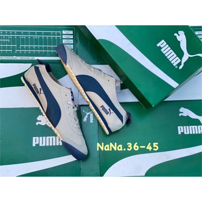 ภาพหน้าปกสินค้ารองเท้า Puma Roma Sneaker รองเท้าผ้าใบผู้หญิงและผู้ชาย 1