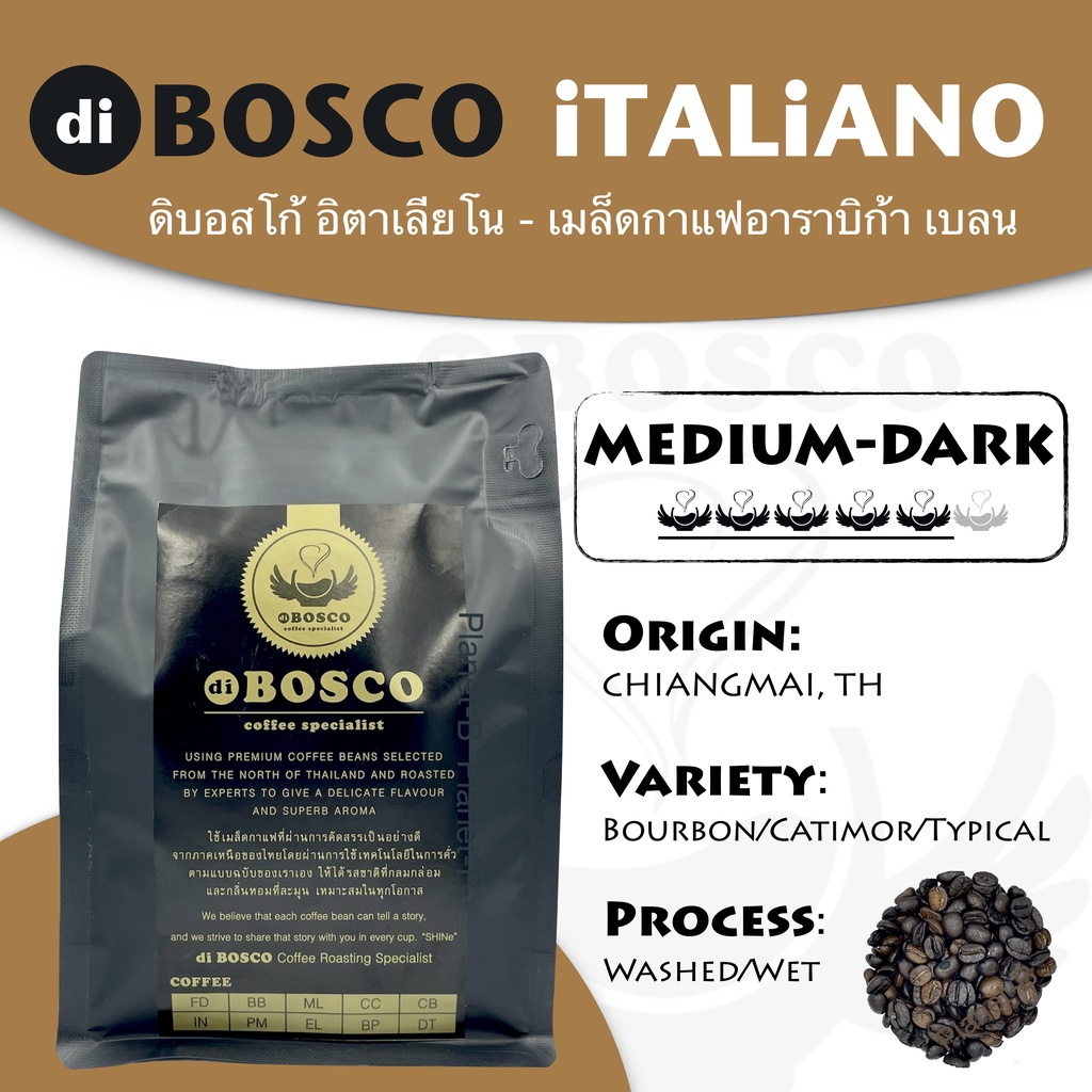 dibosco-coffee-l-เมล็ดกาแฟอาราบิก้า-i-คั่วกลางค่อนเข้ม-i-อิตาเลียโน-l-250g