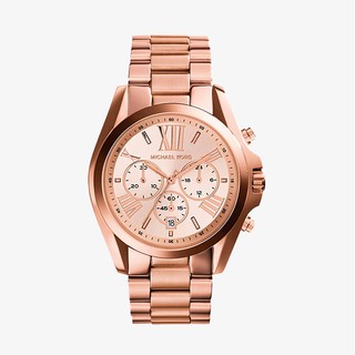 ภาพหน้าปกสินค้าMICHAEL KORS นาฬิกาข้อมือผู้หญิง รุ่น MK5503 Oversized Bradshaw Chronograph - Rose Gold ซึ่งคุณอาจชอบราคาและรีวิวของสินค้านี้