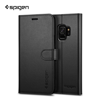 SPIGEN เคส S9 Wallet S สี Black  เคสกันกระแทก