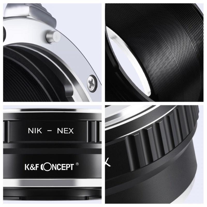 K&F Concept LM-E PRO Lens Adapter For Leica M Mount To Sony NEX E Camera (A7S, NEX-5T)