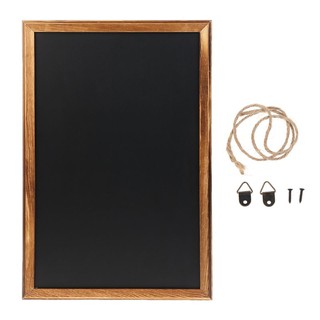 Rectangle Hanging Wooden Message Blackboard Chalkboard Wordpad Sign Kids Board