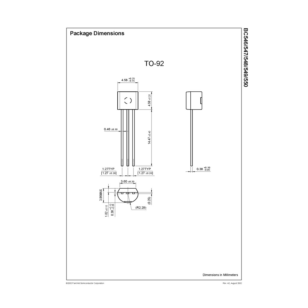 BC548 Transistor Pinout, Equivalent, Working As