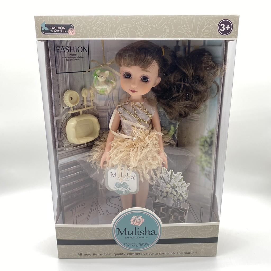 ภาพสินค้าตุ๊กตาเด็กผู้หญิง ตุ๊กตาบราย ตุ๊กตาน่ารัก แต่งตัวตุ๊กตา ตาโต QJ097/QJ098 จากร้าน xxx61111 บน Shopee ภาพที่ 3