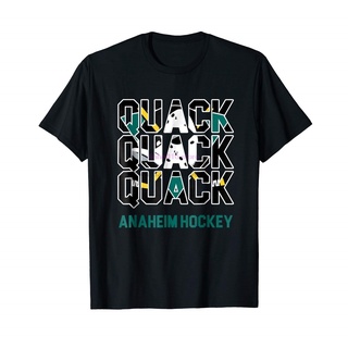 [S-5XL] เสื้อยืด พิมพ์ลาย Anaheim Hockey Quack สไตล์คลาสสิก สําหรับผู้ชาย