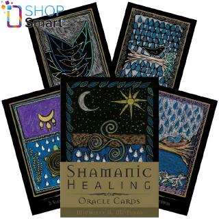 ภาพหน้าปกสินค้า45pcs Shamanic Healing Oracle Cards English Vesion Tarot Card Playing Cards for Party Kids Adult Board Game ซึ่งคุณอาจชอบสินค้านี้