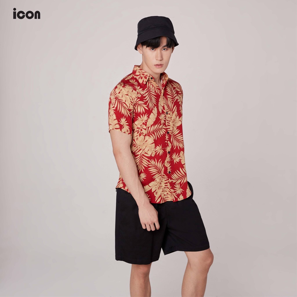 ภาพหน้าปกสินค้าicon (ไอคอน) เสื้อเชิ้ตฮาวาย ผ้าเรยอนคอตต้อน (เนื้อนิ่ม ใส่สบาย) มีให้เลือก 6 ลาย - IAC5055,IAC5056,IAC5057,IAC5058,IAC5059,IAC5060